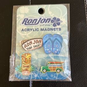 Vintage RonJon Surf Shop magnet set